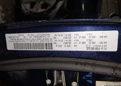 2016 Jeep Compass Sport из США, поврежденный, VIN 1C4NJDBB7GD626611